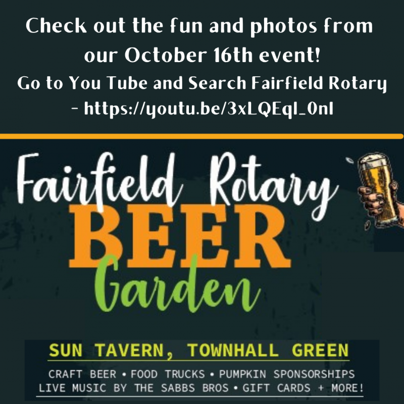 Fairfield Rotary 2019 Beer Garden